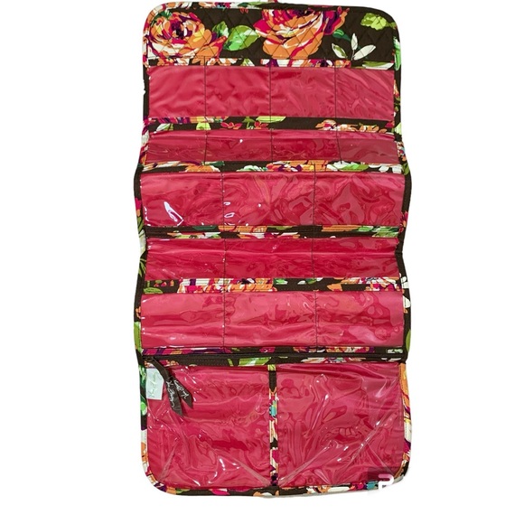 Vera Bradley English Rose Travel Jewelry Organizer - Picture 2 of 13